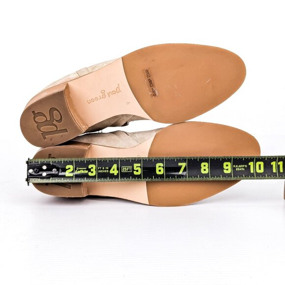 Paul Green Women Vienna Biscuit Soft Suede Zip Ankle Boots sz 8.5US AUS6 - Picture 6 of 8